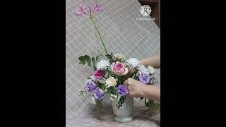1분 꽃꽂이~