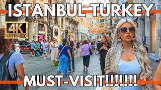 ISTANBUL TURKEY IN THIS DAYS | 4K ULTRA HD WALKING TOUR