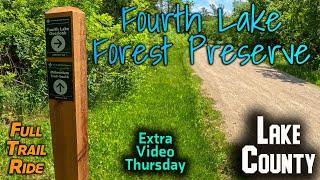 Fourth Lake Forest Preserve:  Tiny Trail + Millennium Trail - Round Trip - May 2024