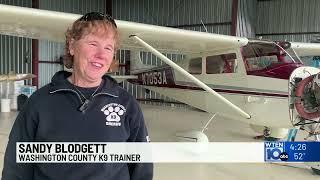 News 10 (WTEN) story on WCSO K9 flight training