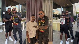 VYBZ KARTEL & JUSTIN GATLIN LINK UP IN PERSON+1DON A REPRESENT FI HIM HAIR DESIGNER FRAIS CUTZ