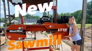 We got a "NEW" WOODMIZER SAWMILL!!!