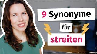 9 Synonyme für "streiten" (Deutsch B2, C1)