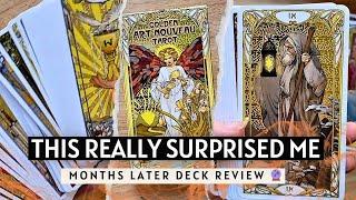 a deck I didn't think I'd like ️ Golden Art Nouveau Tarot Deck Review