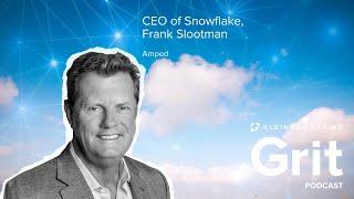 Frank Slootman, CEO and Chairman of Snowflake and author of Amp It Up