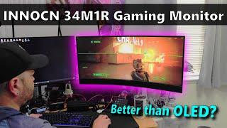 INNOCN 34M1R: 34" Mini-LED Ultra-Wide Gaming Monitor - Better than OLED?