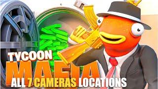 MAFIA TYCOON MAP FORTNITE CREATIVE - ALL 7 HIDDEN CAMERAS LOCATIONS