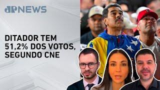 Comunidade internacional contesta vitória de Maduro; Neitzke, Amanda e Acacio comentam
