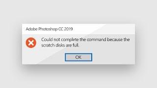 "Scratch Disks are Full"? The Final Solution in Photoshop!