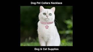 Dog Pet Collars Necklace for Small Dog Gir Bling Rhinestone Collars | Dog & Cat Supplies