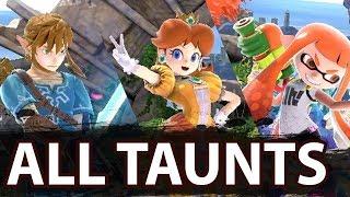 Smash Ultimate: All Taunts