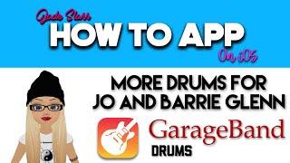 More Drums for Jo & Barrie Glenn with GarageBand for iOS - How To App on iOS! - EP 518 S8