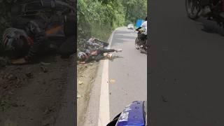 bike cr@sh #bike #crash #viral #ktm