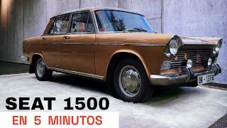 El Seat 1500 en 5 minutos, un monofaro de 1965