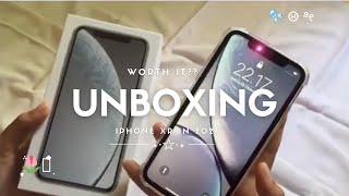 iphone xr ( 64 gb)  ミ || unboxing in 2024Camera test + accessories  ‧₊˚️ ₊˚⊹