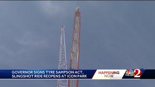 Orlando SlingShot ride reopens at ICON Park