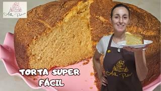 NO VAS A CREER LO FÁCIL Y RÁPIDA QUE ES HACER  ESTA TORTA, en licuadora, sin manteca!!