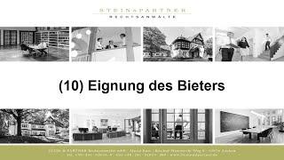 Eignung des Bieters (10)