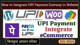 How to Integrate UPI Payment Gateway in Website || Free Payment Gateway for eCommerce - URUweb