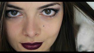 Edgy Autumn Makeup | Dark Lipstick