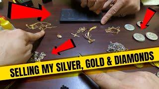 I Sell My Scrap Gold, Silver & Diamonds To A Store! #Sellinggold #Storagewars #Grimesfinds