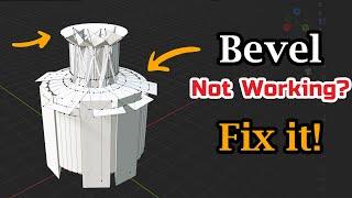 [Solved] Bevel Not Working? Fix it with 3 Easy Tips | Fast & Correct Method | Blender Eevee & Cycles