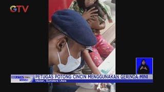 Petugas Damkar Medan Bantu Lepaskan Cincin dari Jari Bocah Gunakan Gerinda #BuletiniNewsSiang 21/04