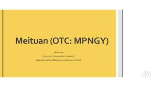 Ciara Jones - Meituan (MPNGY) AIM Equity Presentation