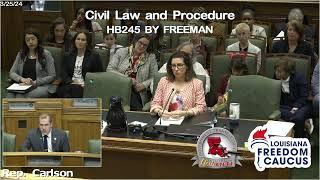 HB245 - Josh Carlson's Opposition to Unfettered Abortion amendment - full