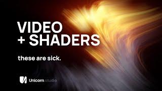 Video SHADER Effects? It just got real for Web Design