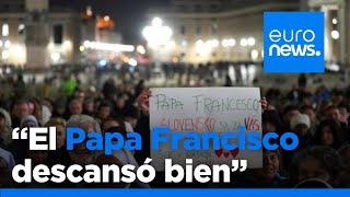 El Papa Francisco "descansó bien" durante la noche tras las crisis respiratorias, según el Vaticano