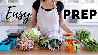 The BEST way to Guarantee Healthy Eating! Prep a Week of Veggies TOGETHER with me 