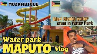 Mozambique Maputo city ka WATER PARK |underwater stunt by my wife|Indian in Africa lifestyle vlog