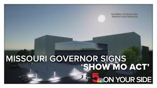 Gov. Parson signs 'Show MO Act' at Gateway Studios and Production Services