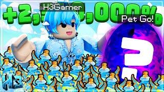 Mình Dùng 300 BÌNH 2.500.000% MAY MẮN?? Trong PETS GO! | Roblox