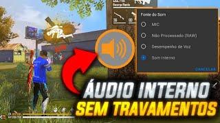 MELHOR GRAVADOR DE TELA E ÁUDIO INTERNO PARA FREE FIRE (Sem lag e Travamentos)