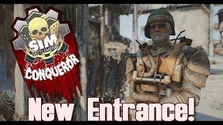 FORTRESS GATE DESIGN! || Sim Settlements: Conqueror Gameplay #11 [Modded Fallout 4]