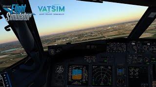 MSFS | Visual approach into Amsterdam Schiphol on VATSIM