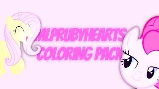 Coloring Pack #1 | MLPRubyHearts™ {Read Desc}