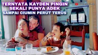 TERNYATA KAYDEN SENANG SEKALI PINGIN PUNYA ADEK, CIUMIN PERUT TERUS 