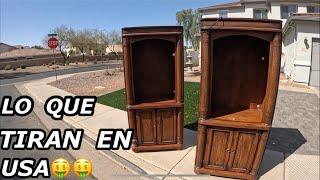 Lo que tiran en usa ENCONTRAMOS MUEBLES Y OTRAS COSAS MÁS