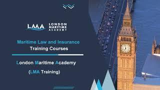 Maritime Law and Insurance Training Courses