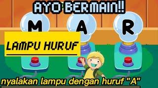 GAME EDUKASI ANAK,bermain lampu huruf,bermain sambil belajar,smart kids,great kids