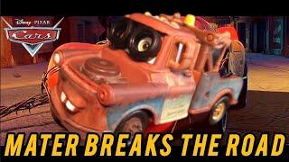 Disney Pixar Cars | Mater Breaks The Road