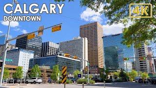 Walking in Downtown Calgary | Canada [4K]