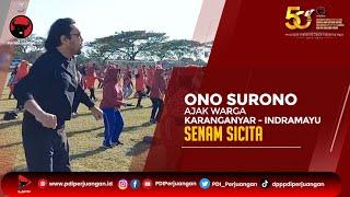 Ono Surono Ajak Warga Karanganyar Senam SICITA