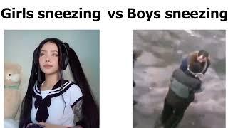 girls sneeze vs boys sneeze .@Saucynade