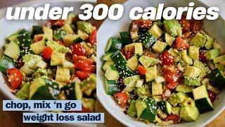 Budget-Friendly No-Cook Summer Salad: Save Money & Stay Slim! (under 300 Calories!)