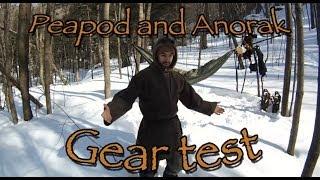 GEAR TEST: Hammock Peapod (Canadian Army sleeping bag) and DIY Anorak (Wool blanket)