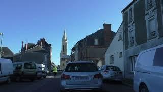 Driving On The D13 & D9 From 50160 Torigni sur Vire To 14000 Caen, Normandy, France